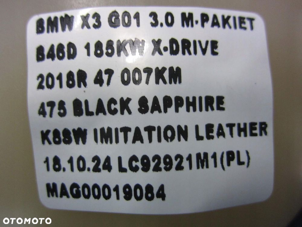 BMW X3 G01 M F97 X4 G0 ZBIORNICZEK WYRÓWNAWCZY ZBIORNIK 8742660 17138742660 - 9