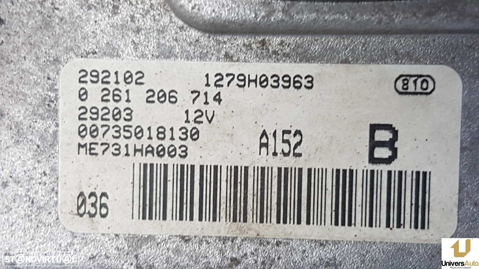 CENTRALINA DO MOTOR UCE ALFA ROMEO 147 (190) 1.6 T.SPARK ECO DISTINCTIVE - 6
