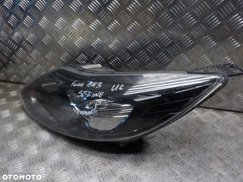 FORD FOCUS MK3 ST-LINE LAMPA LEWA PRZÓD XENON LED WERSJA ANGIELSKA CZARNY ŚRODEK BM51-13D155-HC - 3