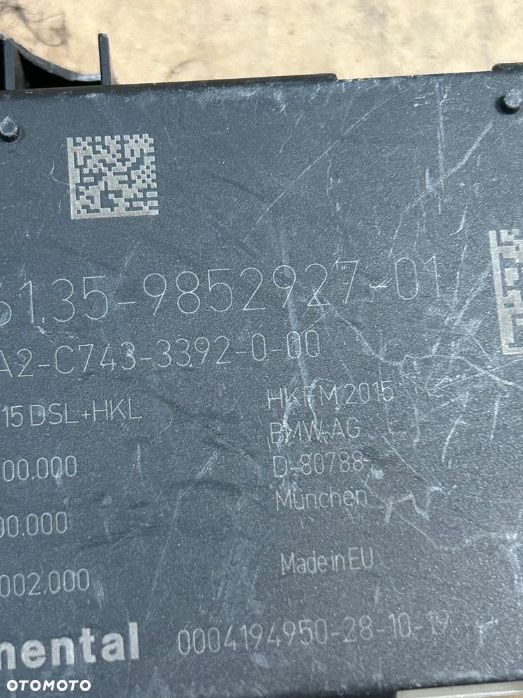 MODUŁ STEROWNIK KLAPY TYŁ BMW 3 G20 G21 9852927 - 3