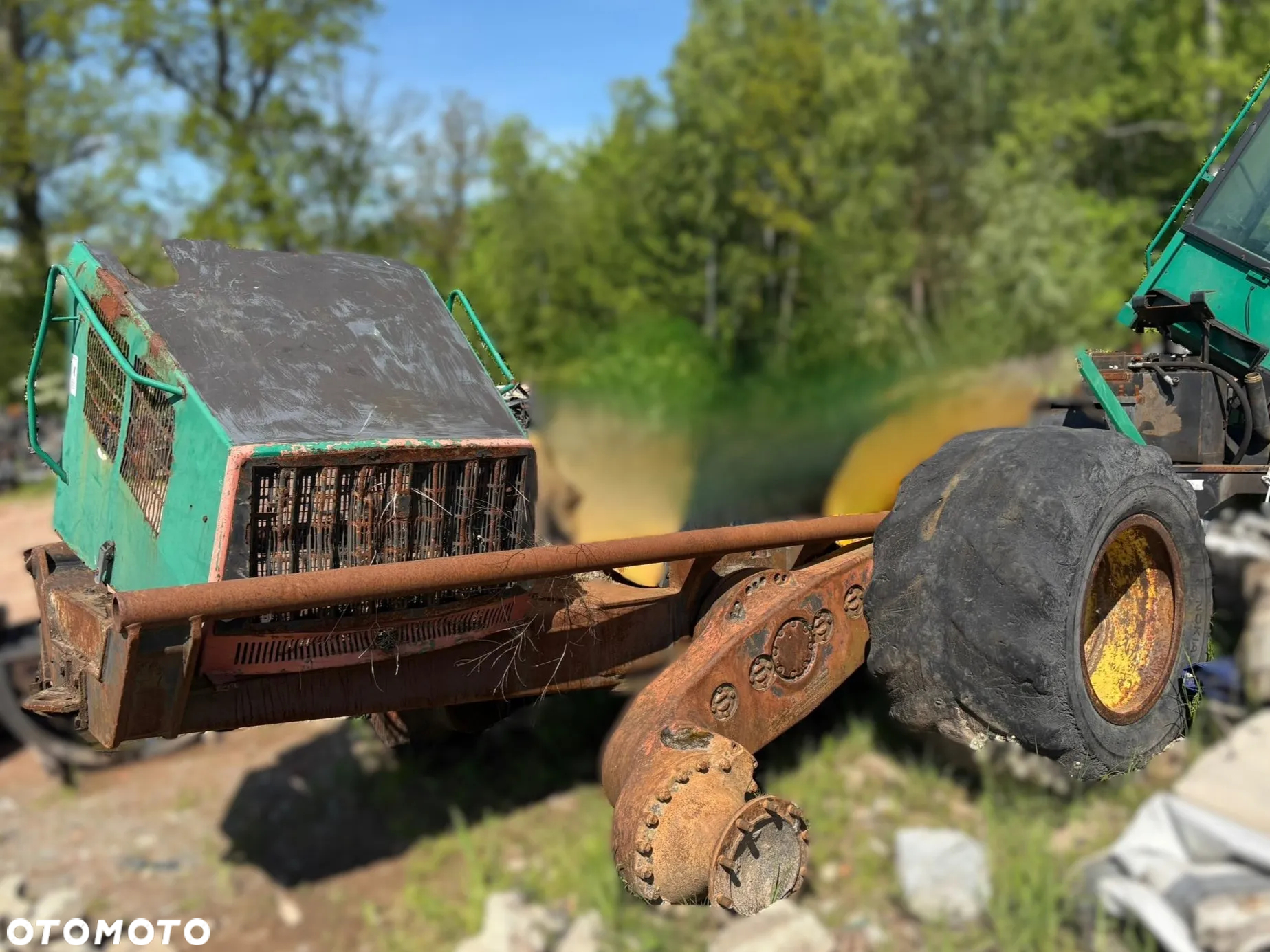 TIMBERJACK 1010B FORWARDER CZĘŚĆI KABINA SILNIK CHŁODNICA MOST RAMA INNE - 19