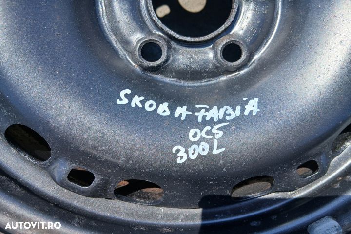 Janta tabla cu anvelopa 15 185/60 R15 6C0601027B 6JX15H2 ET38 185/60 - 2