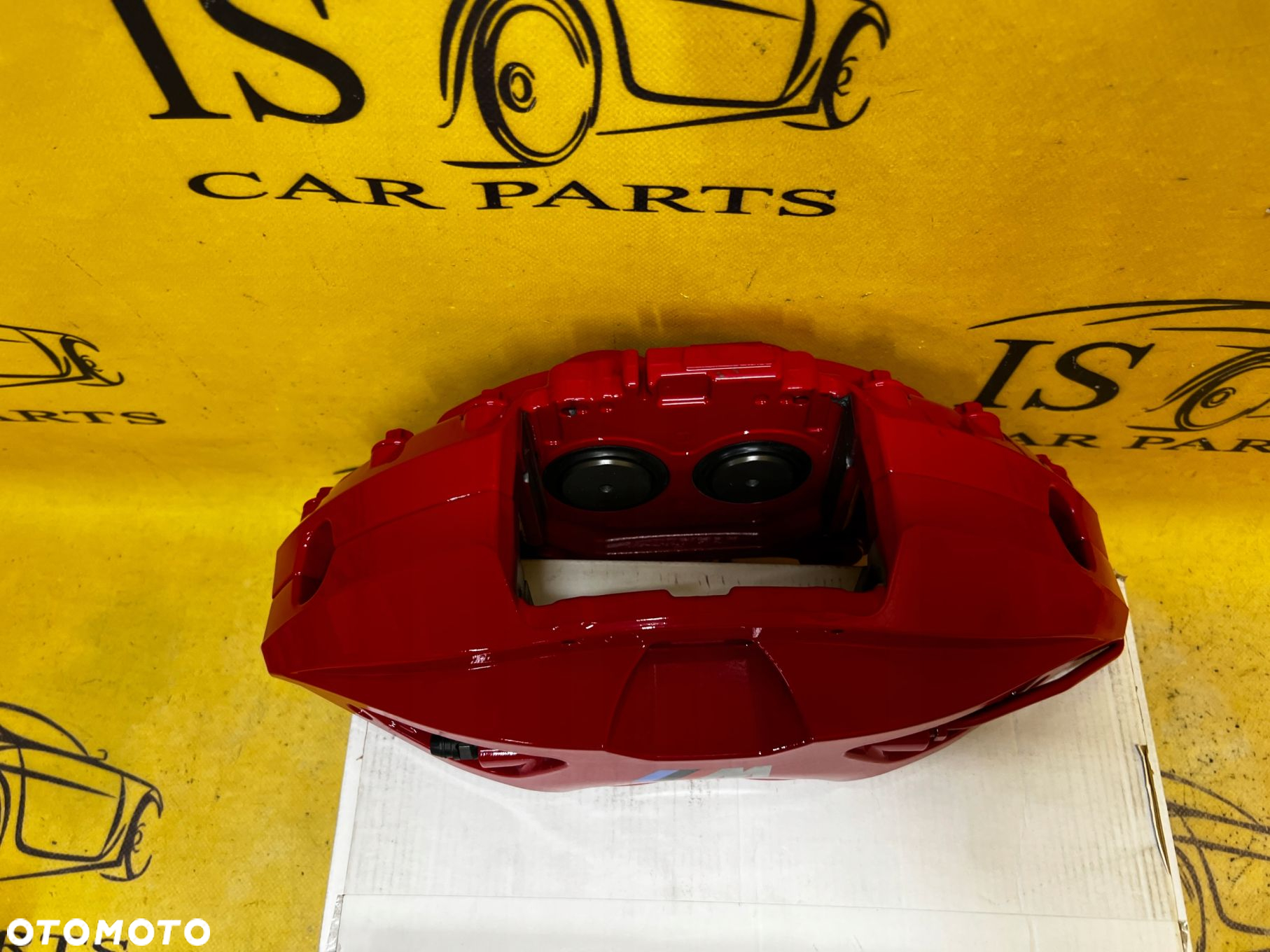 ZACISK HAMULCA CZERWONY PRZÓD LEWY M PERFORMANCE BMW 3 G20 G21 NOWY OEM - 2