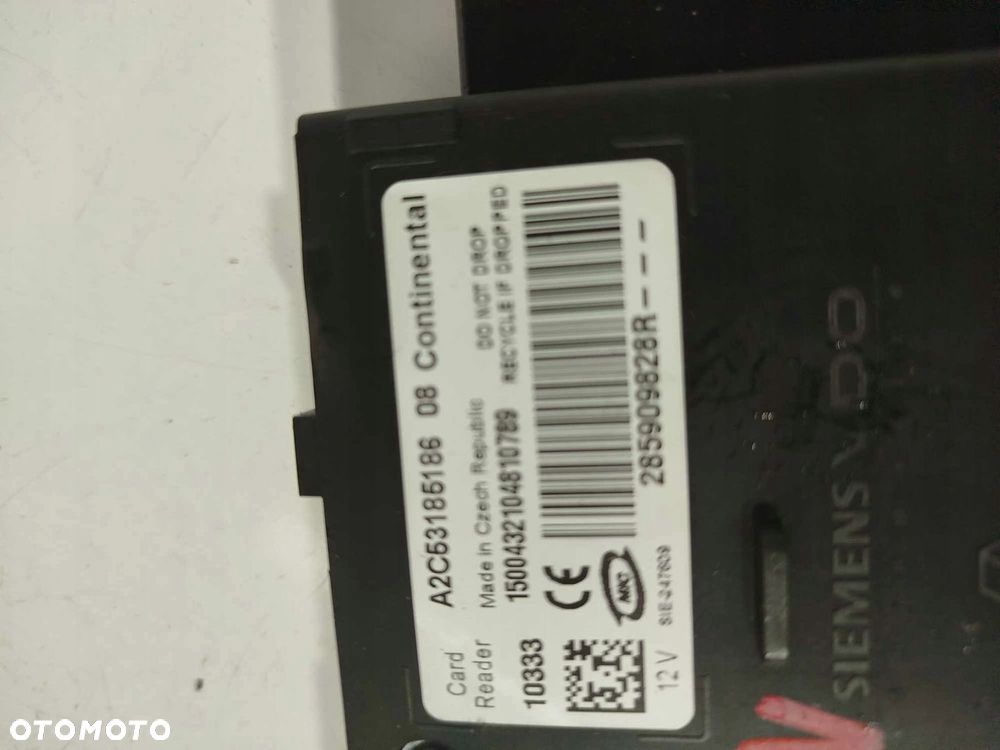 CZYTNIK KART RENAULT SCENIC III A2C53185186 - 2