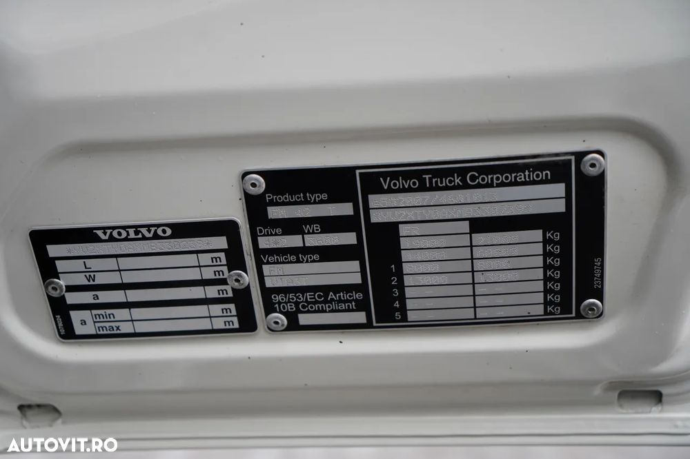 Volvo FM 460 / RETARDER / PTO / CABINĂ JOSĂ / I-SHIFT / EURO 6 - 38