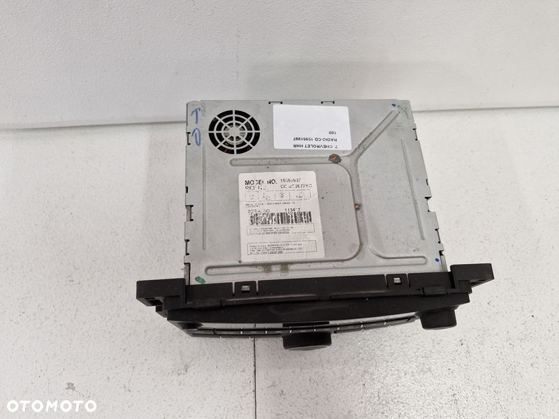 chevrolet hhr radio odtwarzacz cd 15951997 - 5