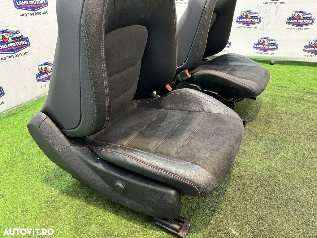 Interior piele, scaune cu incalzire banchete mercedes benz c-class c204 coupe 2007-2014 - 5