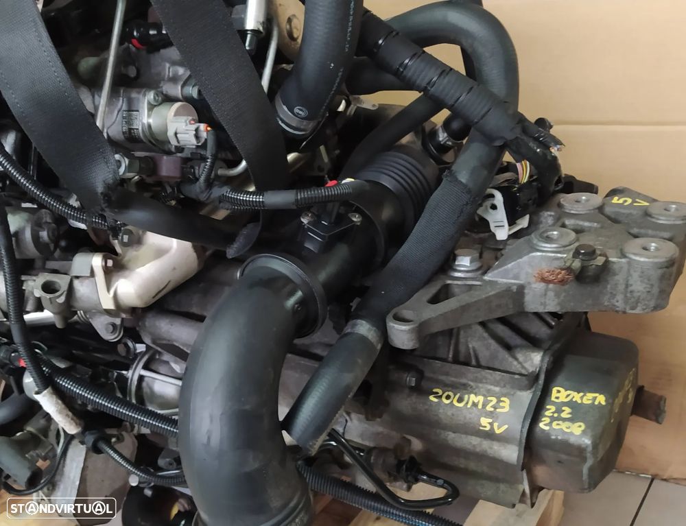 caixa 5 velocidades Peugeot Boxer Fiat Ducato - Citroen Jumper 2.2 hdi 20UM23 - 3