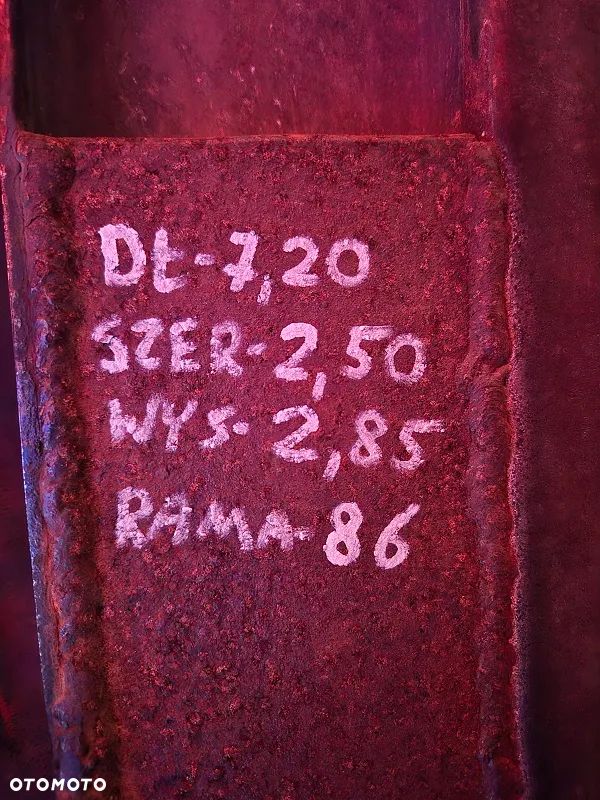 zabudowa skrzynia ładunkowa burto plandeka mercedes atego , iveco eurocargo , scania 720X250X285 - 7