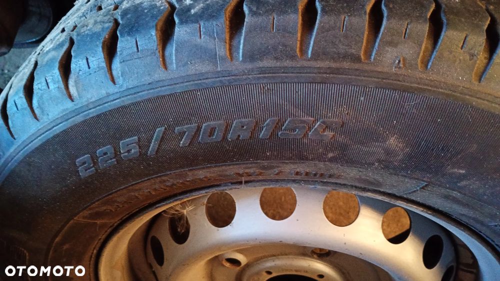 F.VAT Ford Transit MK8 Custom 6,5Jx15x60 KOŁO ZAPASOWE 225/70R15C Felga stalowa Opona - 6