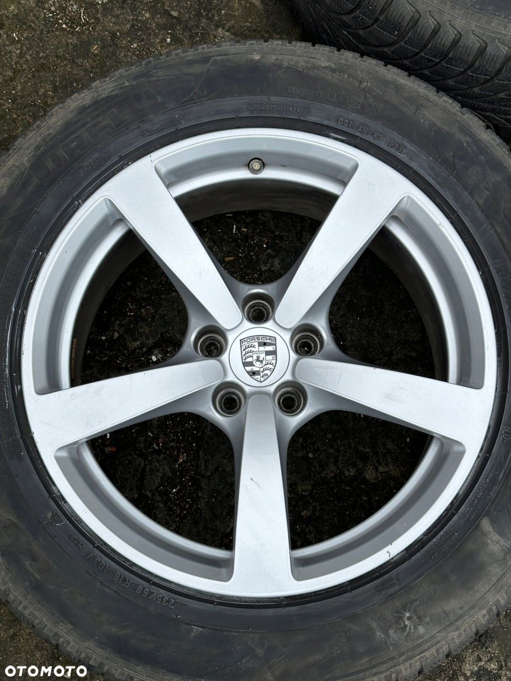 Oryginalne Alufelgi Porsche Macan 95B OE koła 235/60R18 255/55 8J 9J - 3