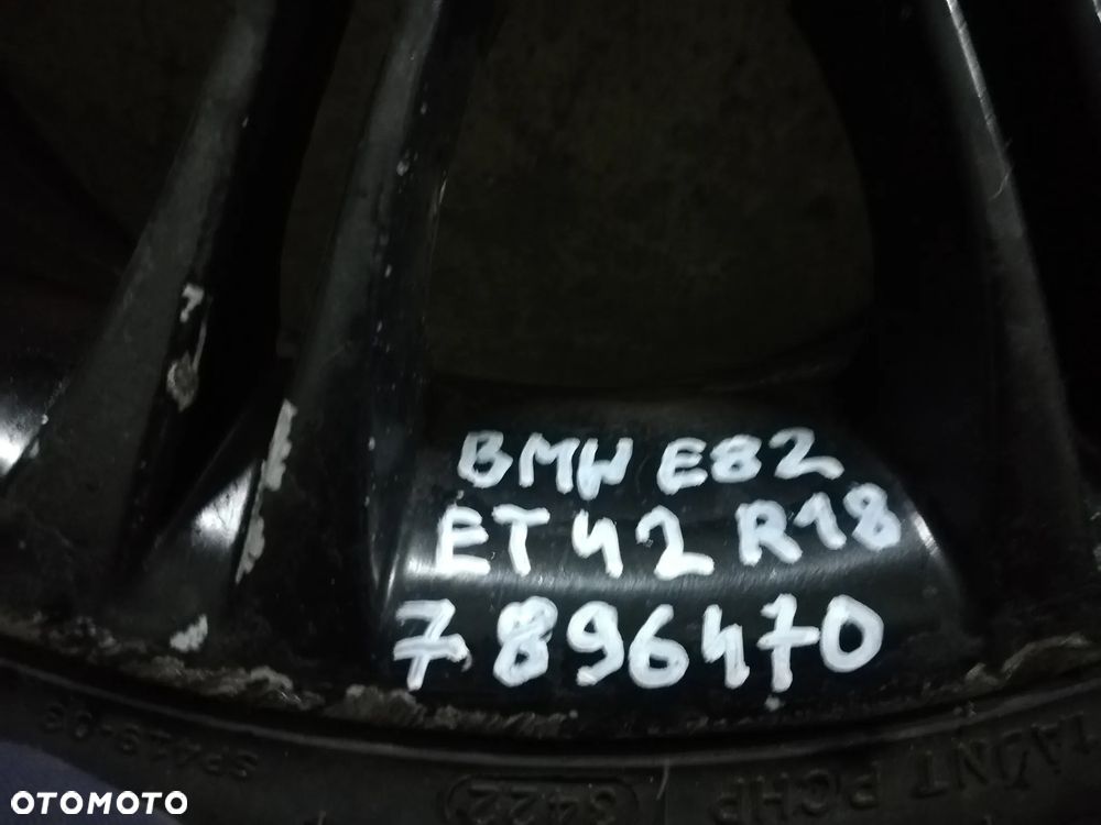 BMW KOŁA LETNIE FELGI ALUMINIOWE 18'' 7896470 ET42 5X120 BMW E82 - 8