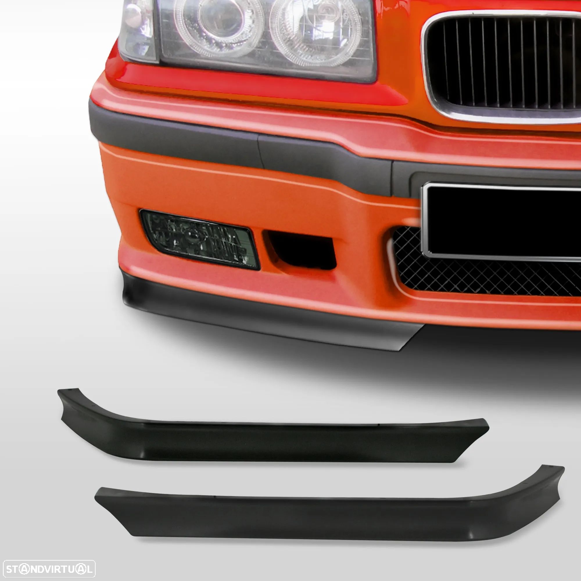 Lip / aba / spoiler frontal BMW E36 M3 look em plástico ABS - 1