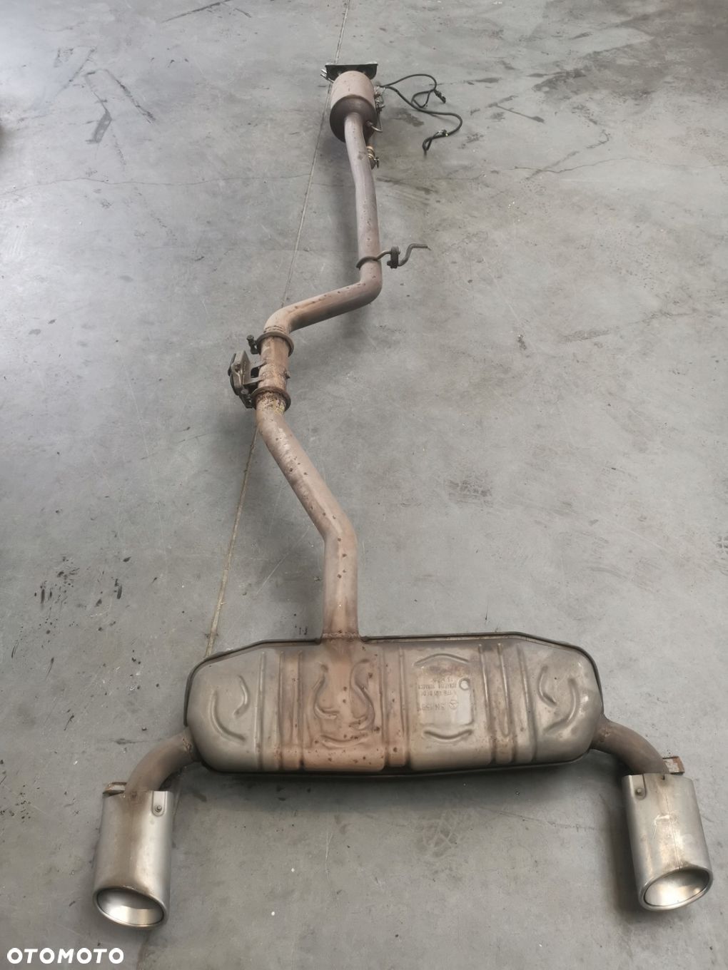Mercedes Benz A W176 TŁUMIK WYDECH ORYGINAŁ 2.2 CDI DPF KAT A1764910101 - 1