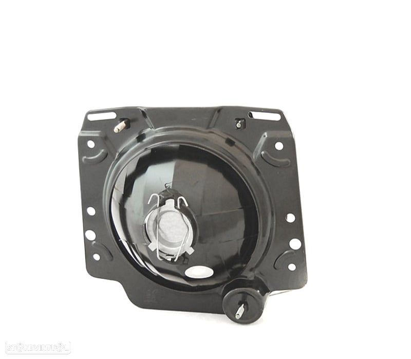 FARÓIS VOLKSWAGEN VW GOLF 2 83-91 FUNDO CROMADO CRUZ PRETA - 2