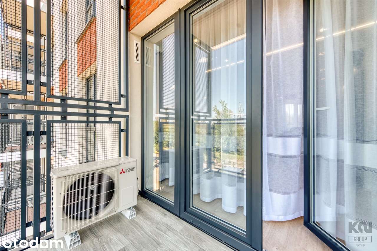 Apartament z klimatyzacją przy Manufakturze