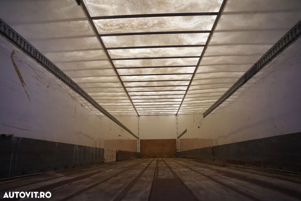 LeciTrailer CONTAINER / ELEVATOR PALFINGER 2.500 KG / AXĂ RIDICATĂ / SAF / PODEA REZISTENTĂ / OBLOANĂ RULOU - 15