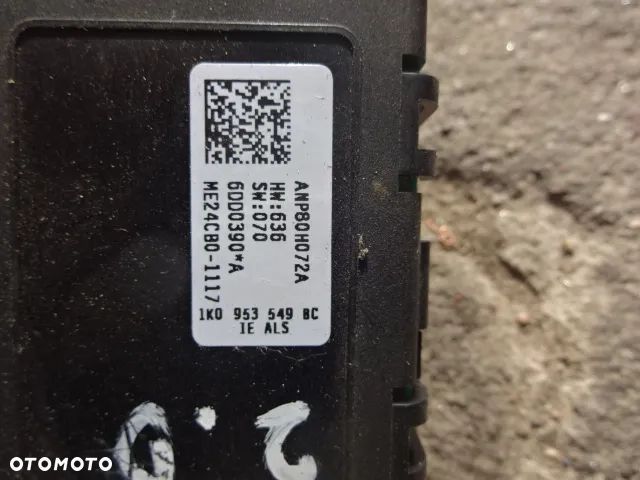 Moduł kąta skrętu VW Touran 1K0 953 549 BC - 3
