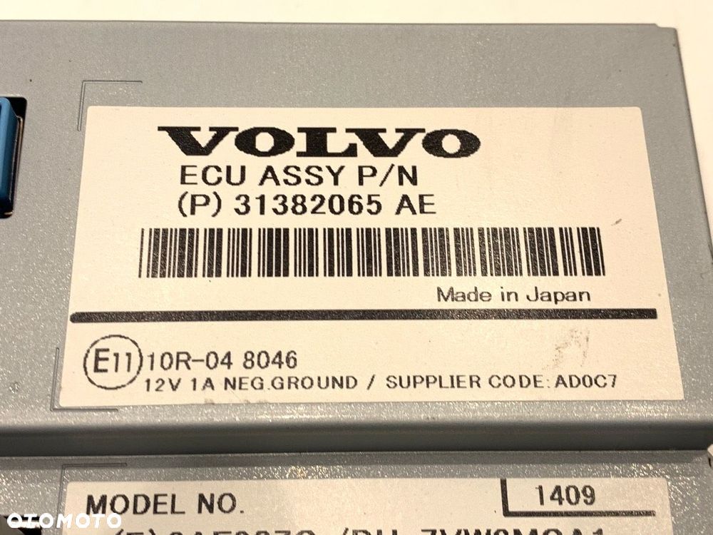 WYŚWIETLACZ  VOLVO V60 I (155, 157) 2010 - 2018 D4 133 kW [181 KM] olej napędowy 2013 - 2015 - 4