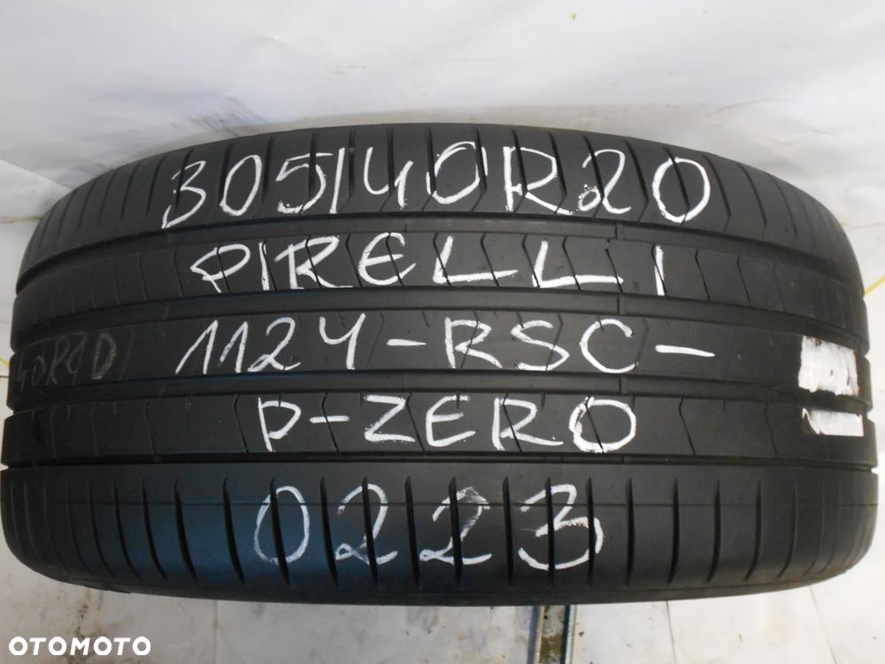 OPONA POJEDYNKA 305/40R20 PIRELLI PZERO RSC DOT 0223 7.4MM - 1