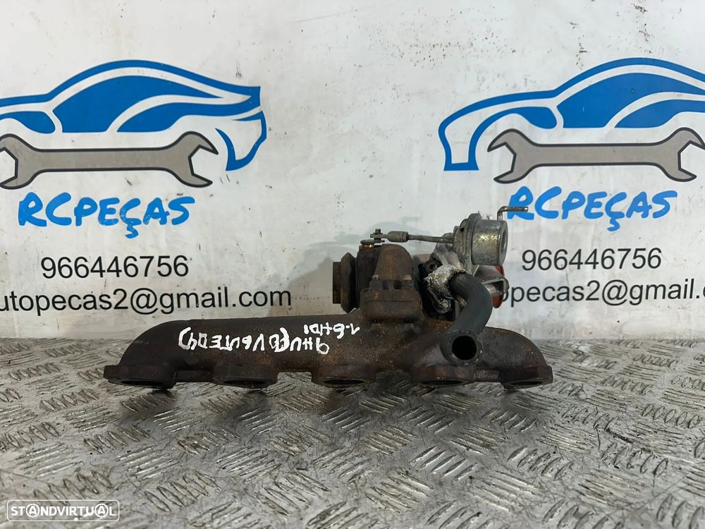 .Turbo Completo Original PSA Peugeot Citroen 1.6 HDI 90cv 9HX DV6UTED4 TD025S2-06T4 - 5