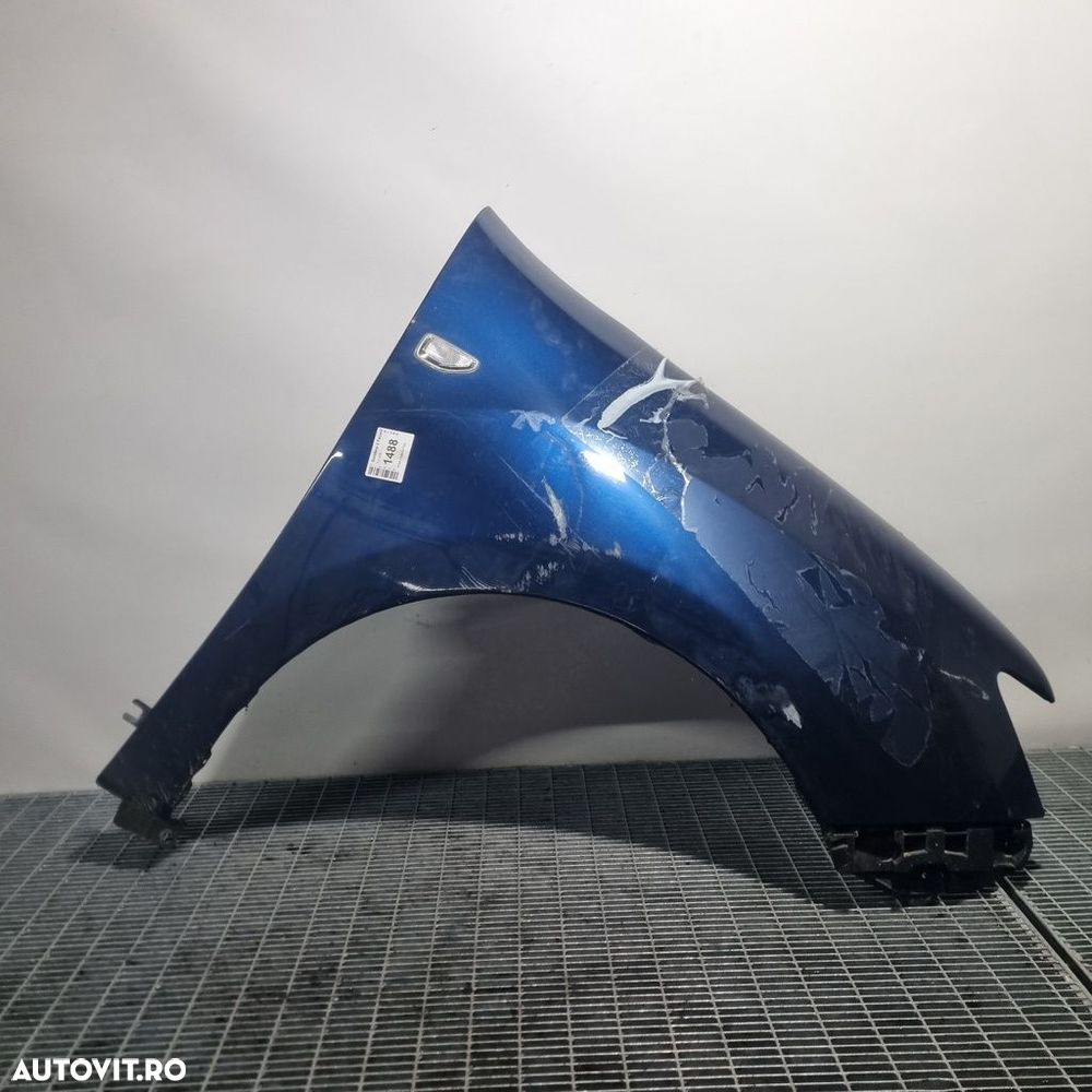Aripa Dreapta Fata Dacia Sandero 2 Facelift 2016 - 2020 4 Usi BLUE TERPR (1488) - 1
