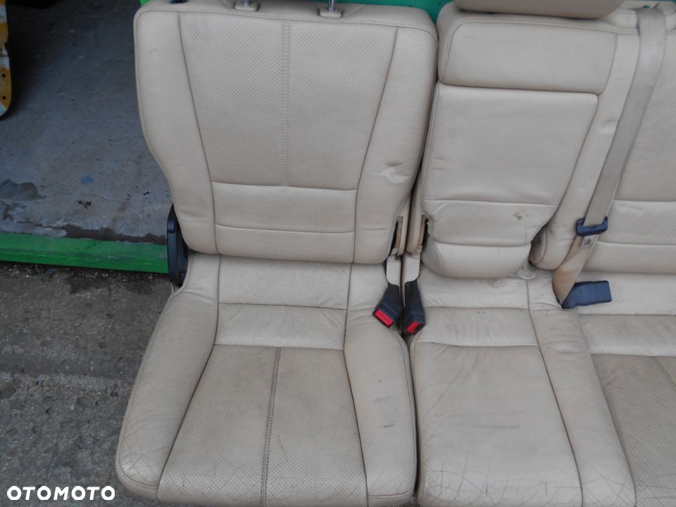 Mercedes ML W163 siedzenia kanapa tyl skory - 3