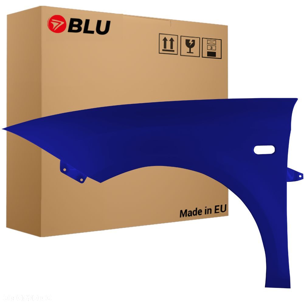 BLU Błotnik SEAT LEON II 2 1P1 LS5S lewy przód niebieski 2005-2012 BlauImperial - 1
