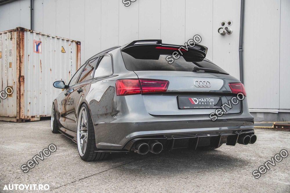 Difuzor spate Audi A6 S6 C7 S-Line 2014-2017 v10 Maxton Design - 2