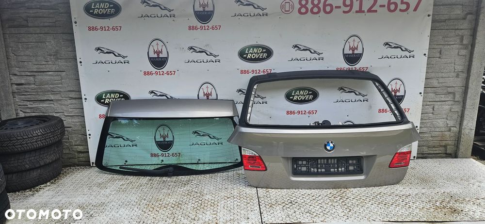 BMW 5 E61 LCI LIFT Kombi klapa bagażnika kolor Platinbronze Metallic A53   lampa tył w klapę lewa - 1