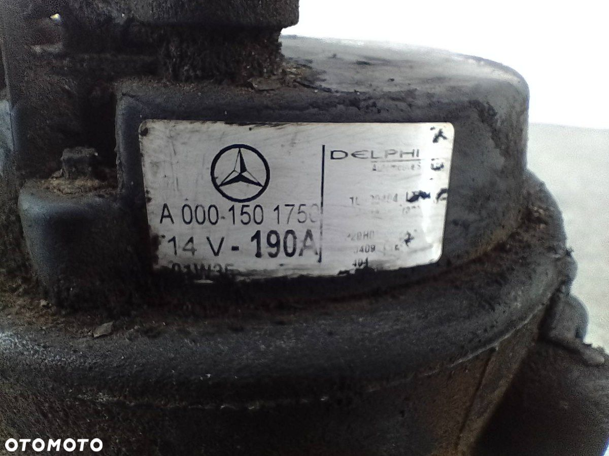 ALTERNATOR WODNY MERCEDES-BENZ ML W163 A0001501750 2.7 CDI - 9