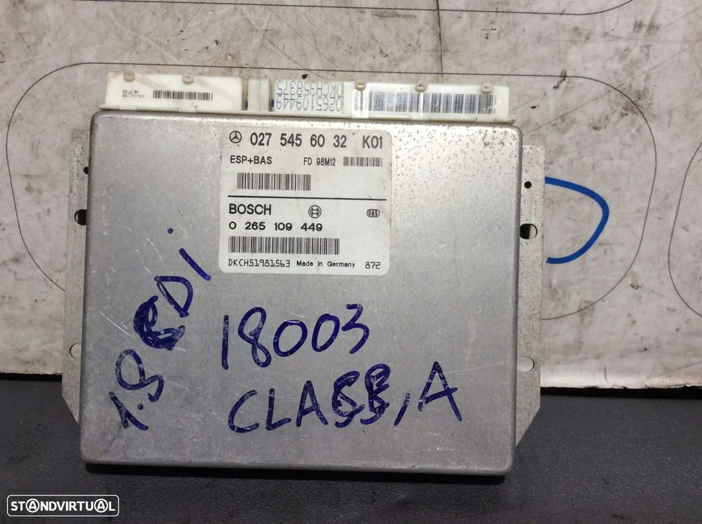 Centralina do ESP e ABS Mercedes Class A 1.8 CDi - 1