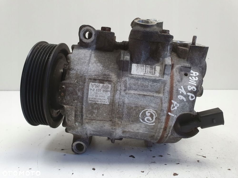 SPRĘŻARKA KLIMATYZACJI Audi A3 II 8P 1.6 FSI _ 1K0820859M - 8