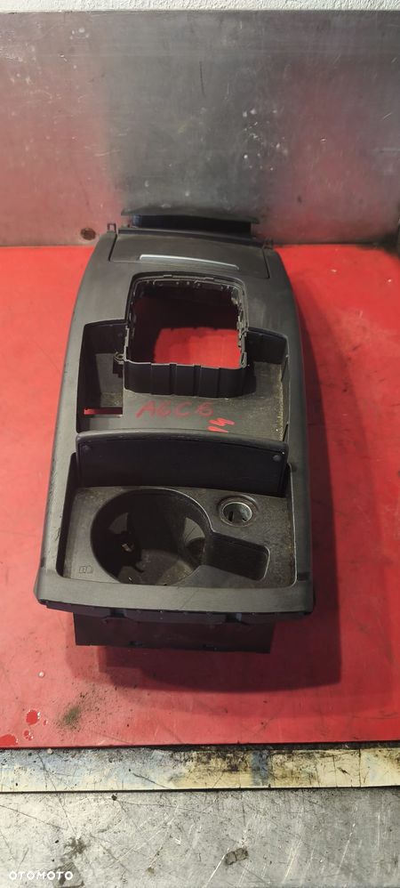 TUNEL ŚRODKOWY PANEL OSŁONA MMI Audi A6 C6 4F1864261 - 5