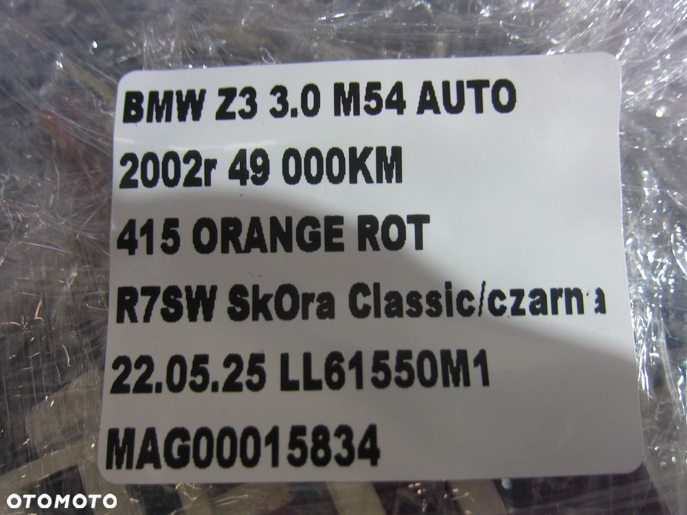 BMW Z3 E36 CABRIO MECHANIZM POMPA DACHU SKŁADANEGO SIŁOWNIK 54348410305 - 10