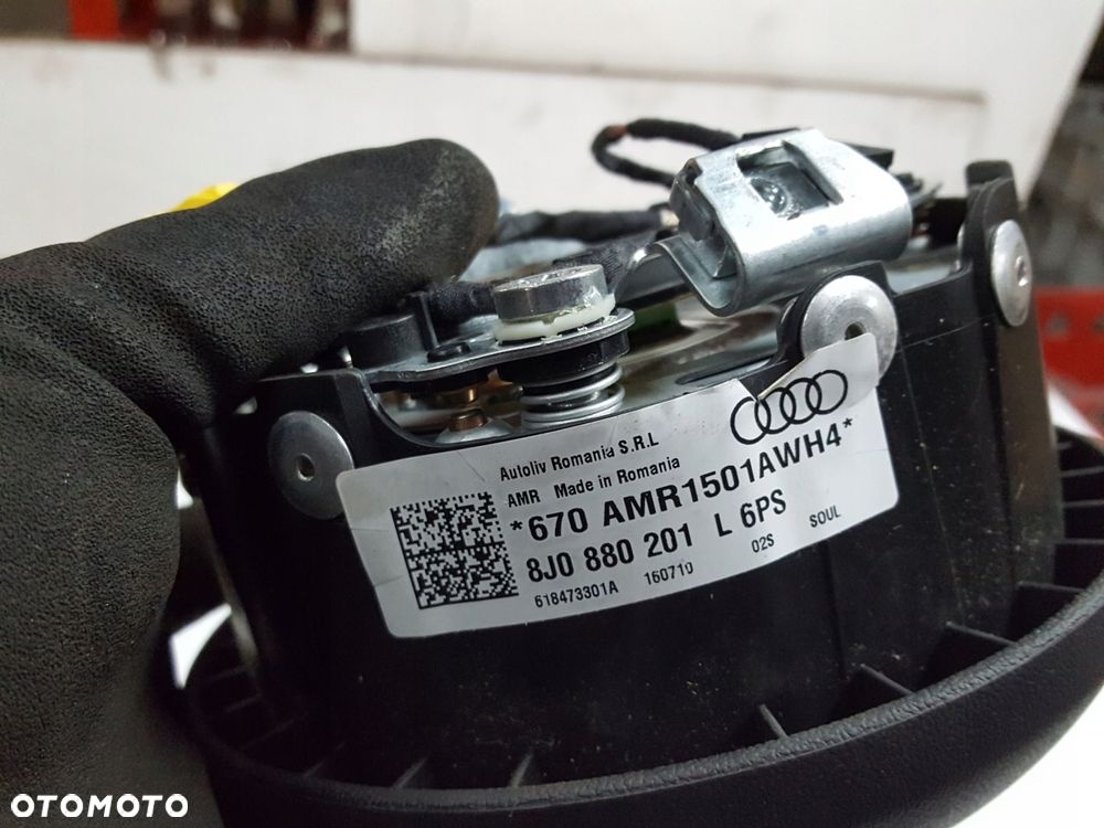 AUDI TT 8J 06-14r PODUSZKA AIRBAG KIEROWCY 8J0880201L - 6