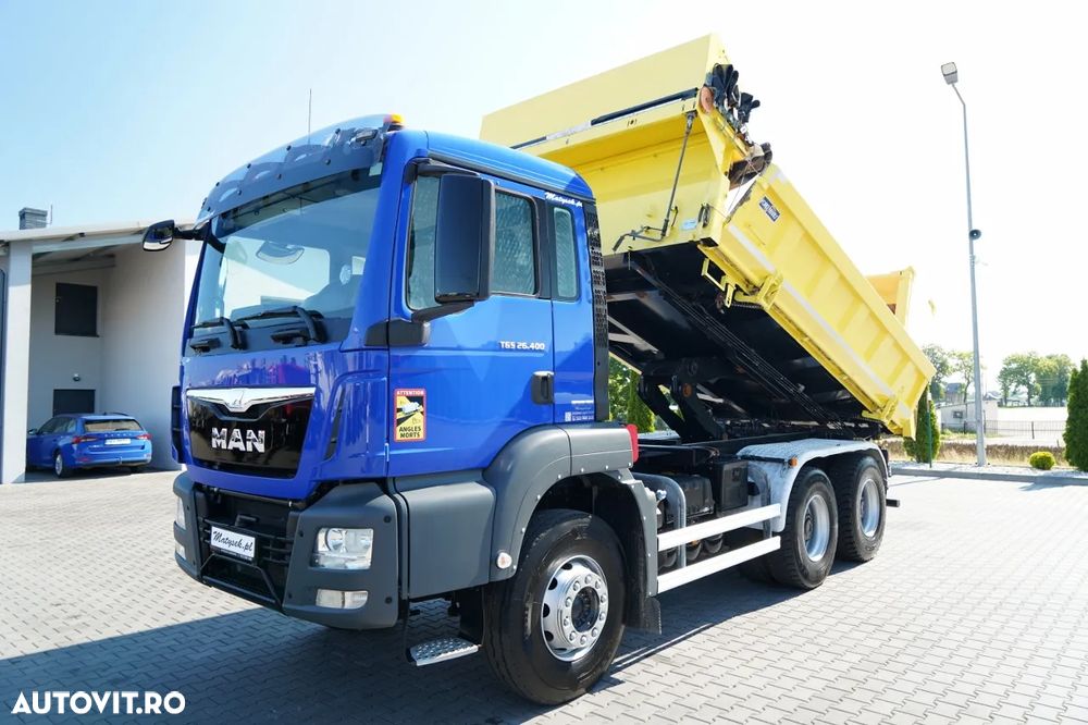 MAN TGS 26.400 / 6x4 / BASCULATOR / HYDRODOLT / HYDRODOLT / NAVI / IMPORTAT - 2