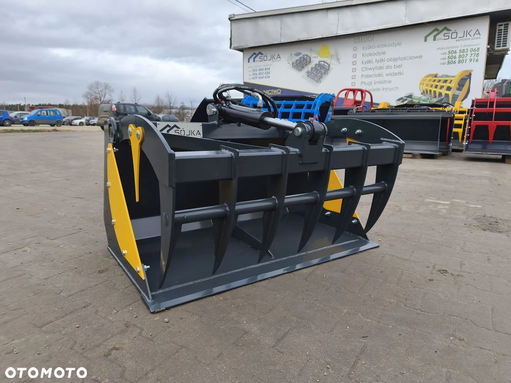 OKAZJA! RATY 0%! Łyżko krokodyl palony 160 cm do miniładowarki, mocowanie euro, giant, multione, bobcateux - 7