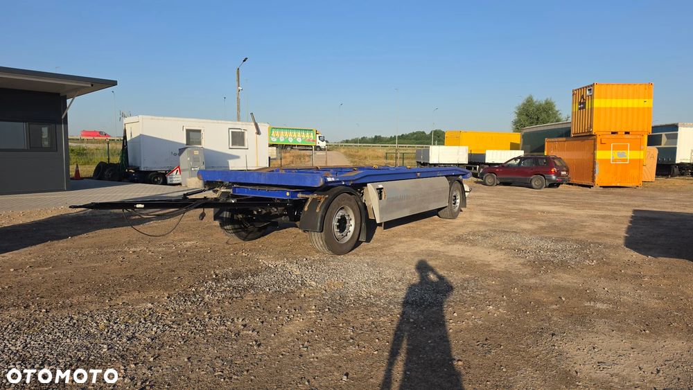 JUNG 21.000zł netto PRZYCZEPA HAKOWIEC DO KONTENERÓW DO ZŁOMU SAF WAHACZ ST.BDB MOŻLIWOŚĆ TRANSPORTU - 5
