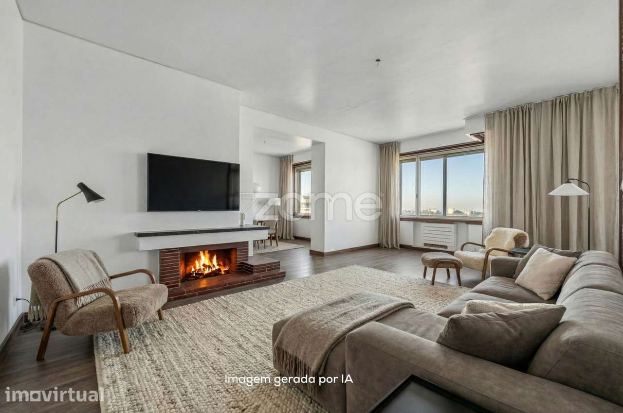 Exclusivo Apartamento T5, com Vista Mar e Garagem no Foco - Boavista - Grande imagem: 2/32