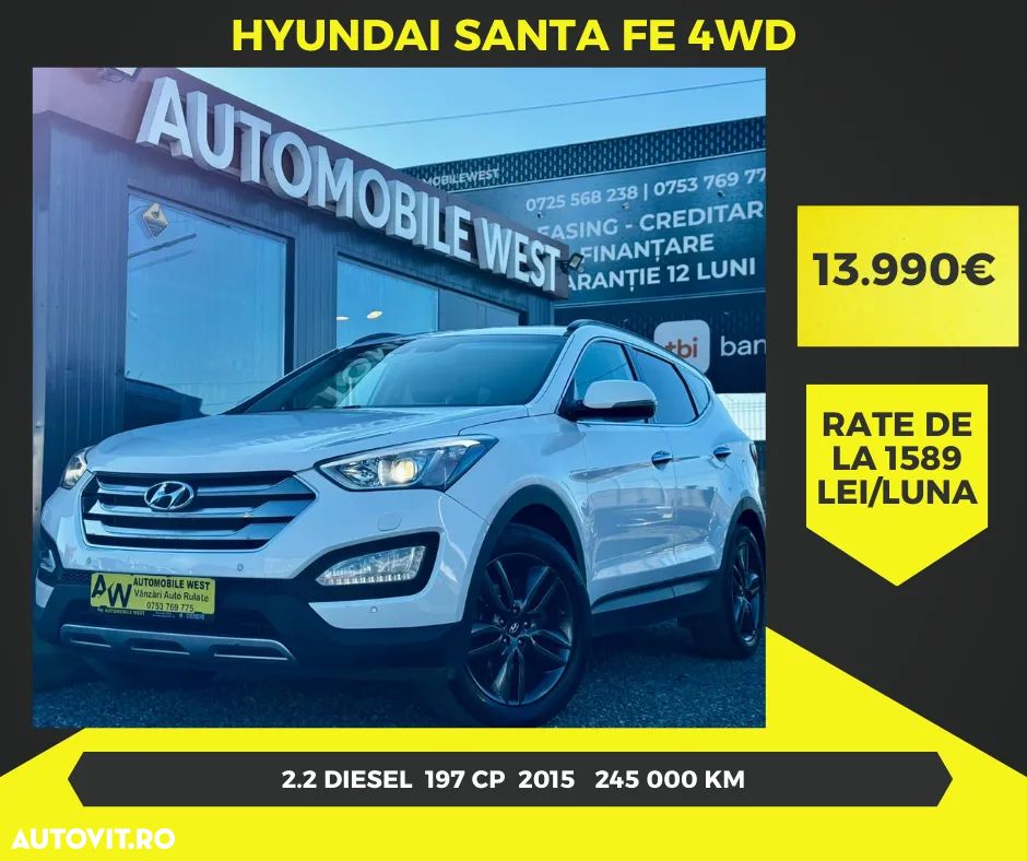 Hyundai Santa Fe 2.2 CRDi 4WD CPF Automatik Premium - 1