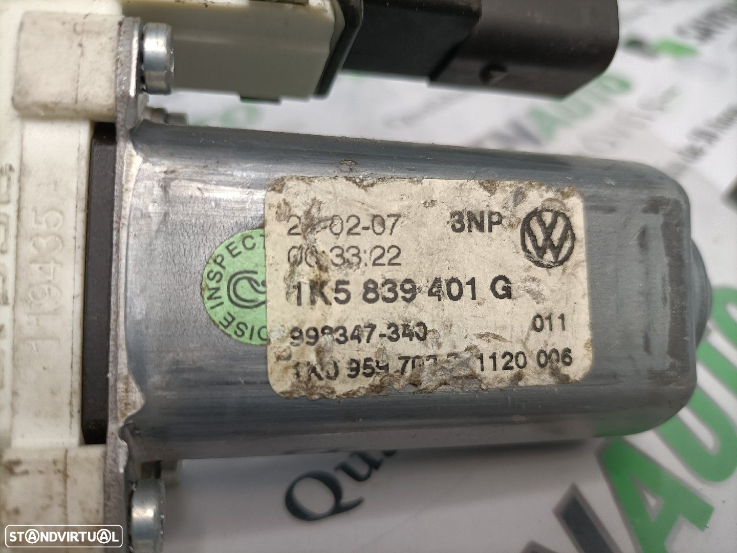 Motor Elevador Trás Esquerdo Volkswagen Jetta Iii (1K2) - 3