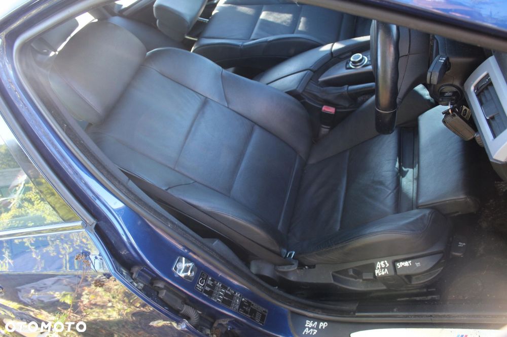 FOTEL PRZÓD PRAWY BMW E60 E61 M PAKIET LIFT LCI - 1