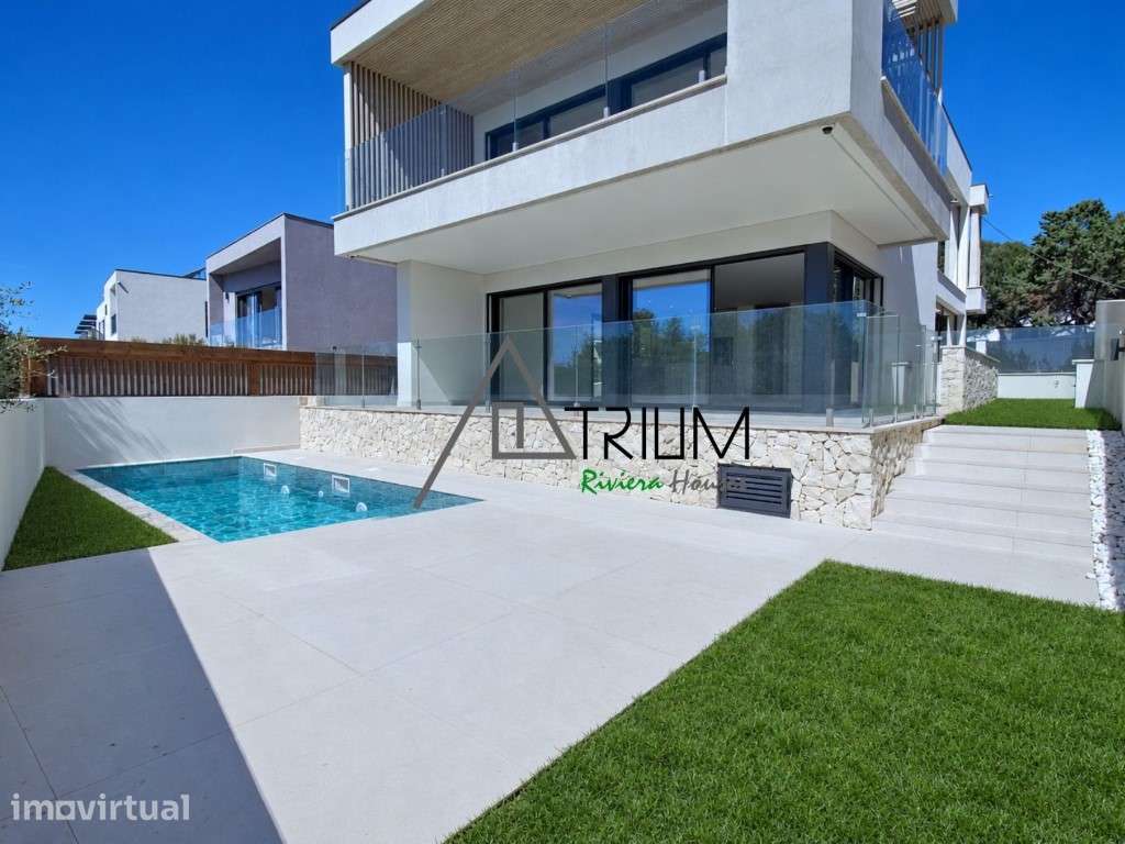 Arrendamento moradia T4 +1 nova com piscina e vista para o parque n... - Grande imagem: 2/33