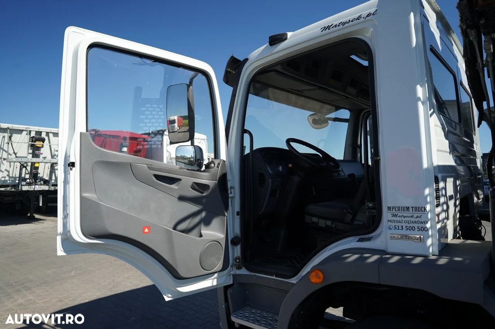 Mercedes-Benz ATEGO 16.24 / 4X4 / BASCULATOR + HDS HIAB 111 BS-2 / TELECOMANDĂ / ROTATOARE / MANUALĂ - 28