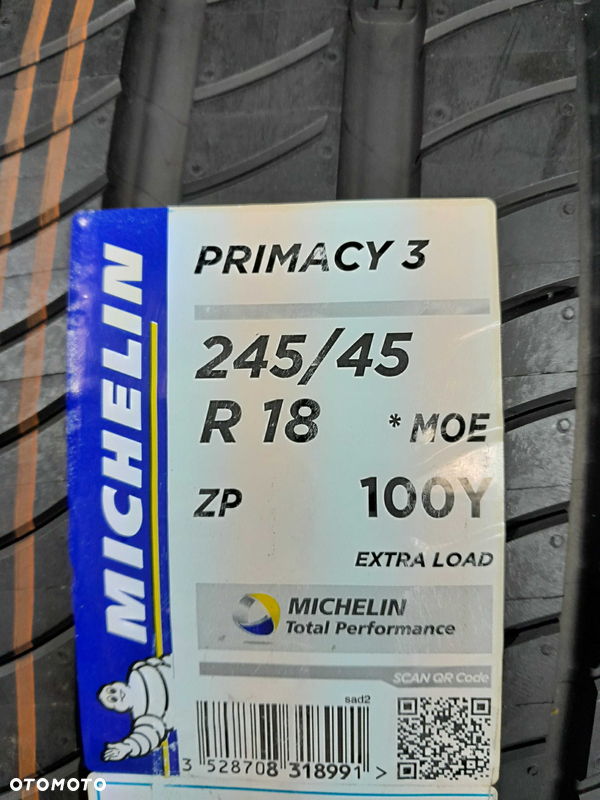 opona 1szt nowa LETNIA Michelin PRIMACY 3 xl 245/45R18 100Y 2019rok zp