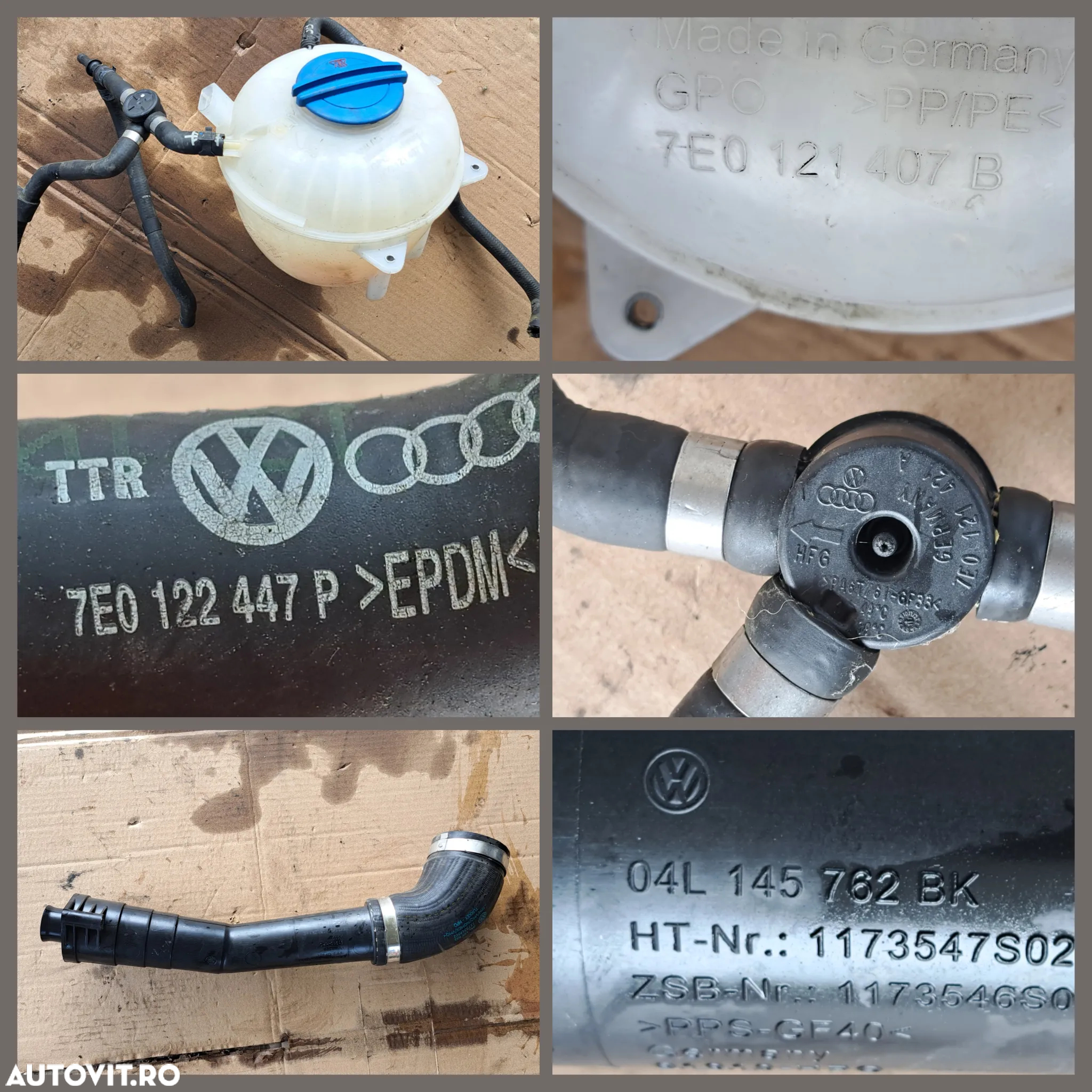 -2- Anexe motor CXH VW T6 2.0 tdi 2019 21 000 km catalizator sonda lambda supapa vacuum flansa lichid racire fulie motor fulie pompa servo pompa recirculare apa instalatie electrica motor - 10