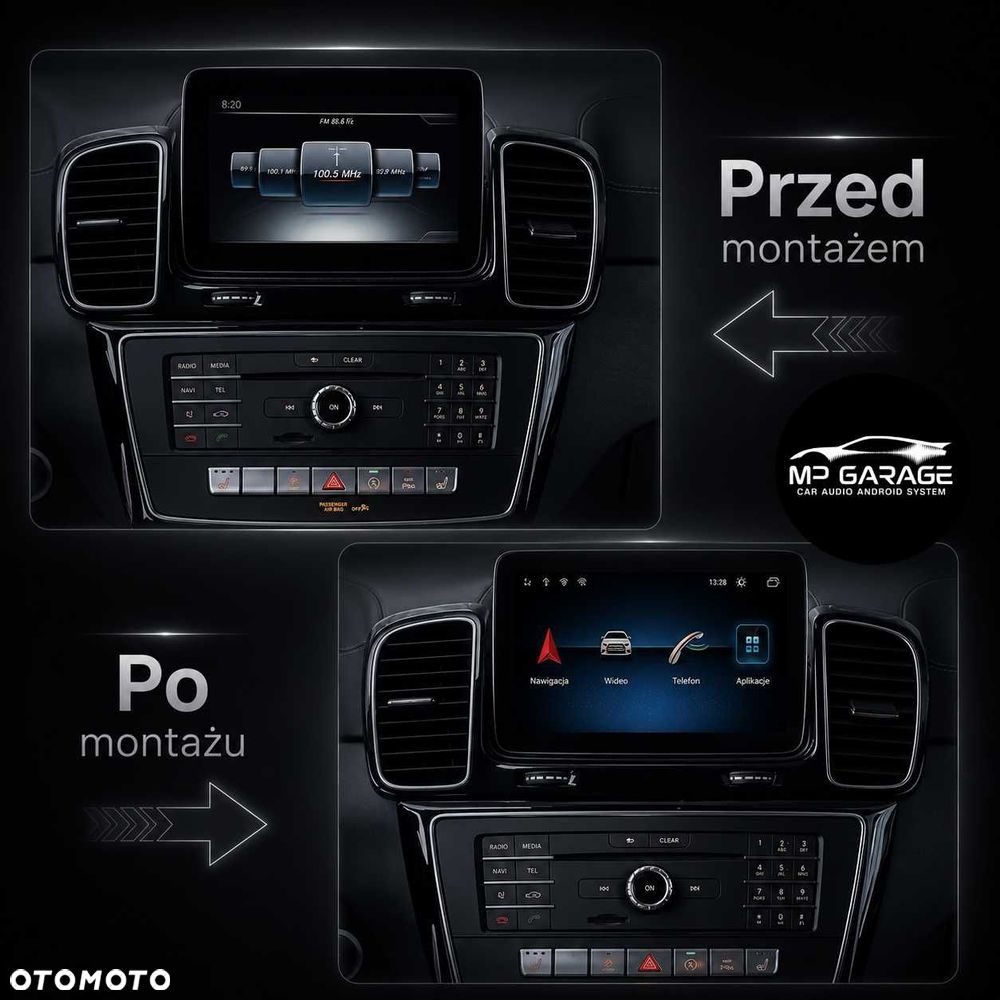 Mercedes GLE W166 GLS X166 Android CarPlay Android Auto 4G LTE GPS - 2
