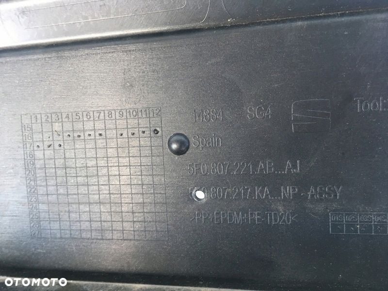 SEAT LEON III 3 LIFT FR ZDERZAK LADNY 5F0807221 AB - 6