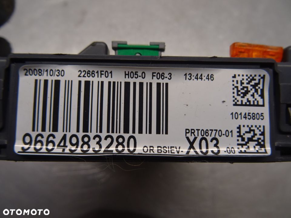 CITROEN C3 I LIFT 05-09 MODUŁ STEROWNIK BSI 9664983280 - 3